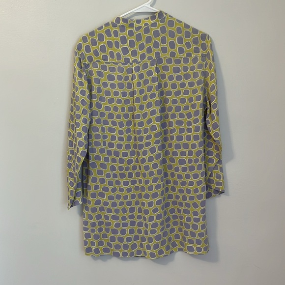 Debra seriously 100% silk Marimekko inspired print size small - Picture 8 of 9